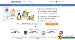 Desktop Screenshot of mochahost.com